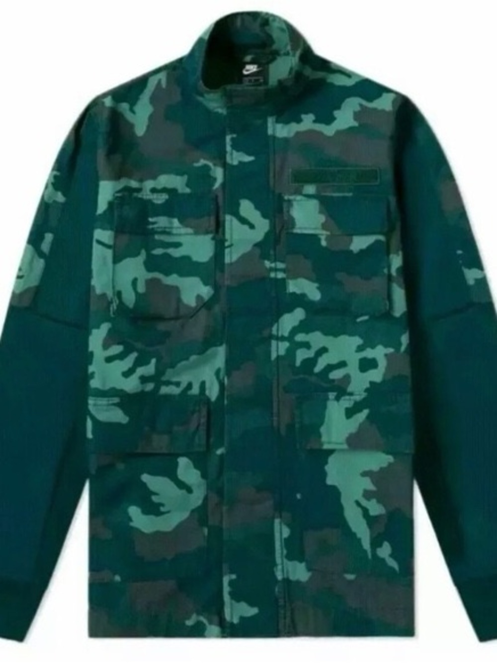 Nike Men’s NSW Dark Green Camo Field Jacket Size Large